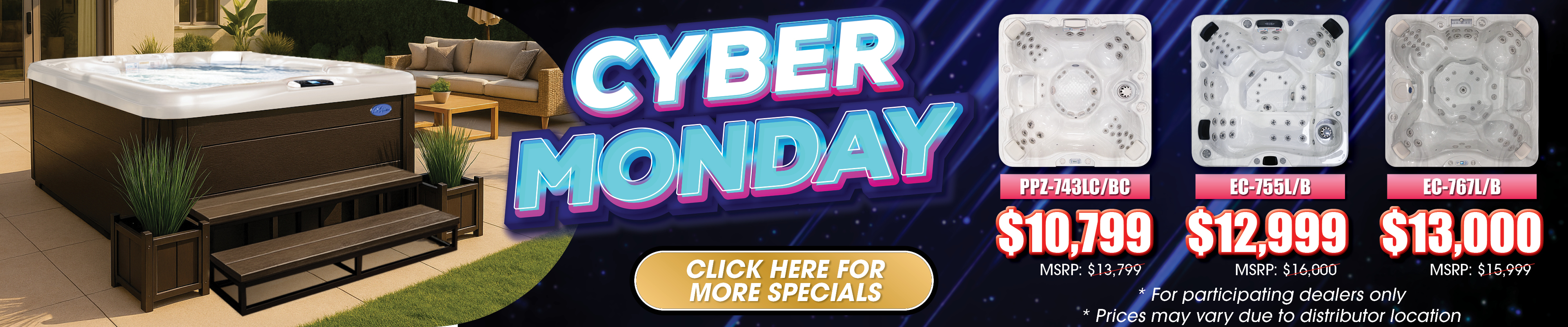 Calspas hot tub being used in a family setting - Buffalo