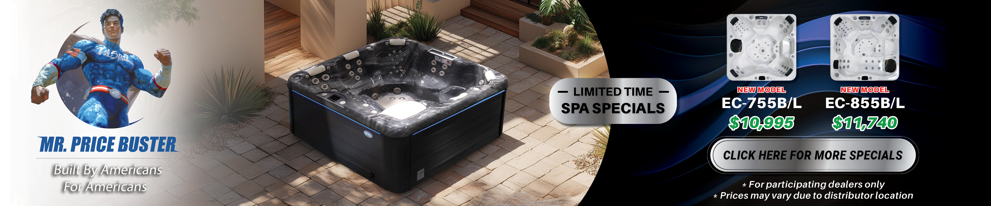 Calspas hot tub being used in a family setting - Buffalo
