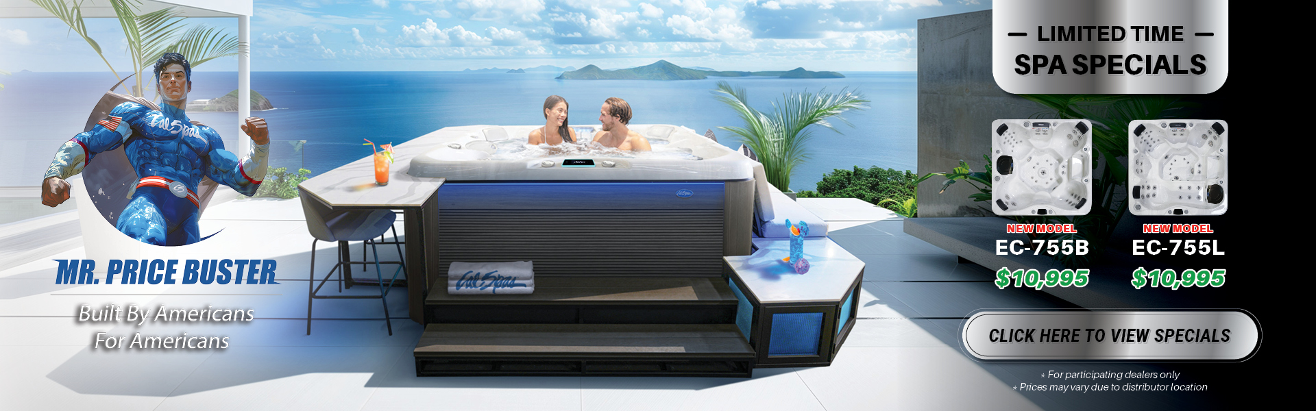 Calspas hot tub being used in a family setting - Buffalo